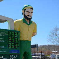 <p>The large statue in Elmsford has been likened to Paul Bunyan by several.</p>