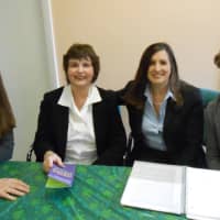 <p>From left to right: Tania Paparazzo, Kathy Toombs, Michelle Beltrano and Barb Achenbaum will discuss dementia in a panel at New Caanan Library on May 6.</p>