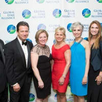 <p>From left, Charles Balducci, Bill Evans, Debbie Siciliano, Gretchen Carlson, Diane Blanchard, Heather Thomson, and David Roth at the recent Time for Lyme gala in Greenwich.</p>