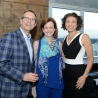 <p>From left, Dr. Michael Shaw, a past volunteer, Dr. Jill Ratner, president and co-founder, Hands Up for Haiti, former chief of pediatrics, Northern Westchester Hospital Center and Shaw;s wife, Mary.</p>