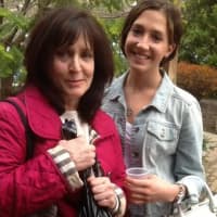 <p>Ardsley residents Connie and Brianna Gallo sampled a lot at the Farm Fest. </p>
