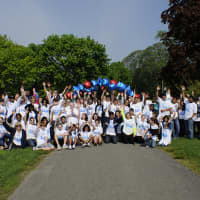 <p>Numerous volunteers from area schools and companies help put on the Walk.</p>