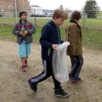 <p>As part of the gathering, students helped make even more of a difference by picking up trash around the aqueduct during the hike and beautifying the area.</p>