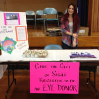 <p>New Rochelle High School student Spenser White is raising awareness for eye and organ donations.</p>