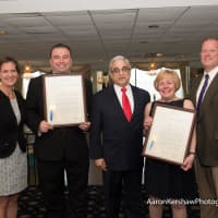 <p>Honorees at the New Rochelle Chamber of Commerce&#x27;s Annual Dinner Dance included Jeffrey Deskovic, Rosemary McLaughlin and Frank Miceli.</p>