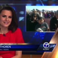 <p>Laura Thoren, now a TV news reporter and anchor, attributes some of her confidence in front of the camera to spending much of her childhood on stage in dance classes and cabarets at the Darien Arts Center.</p>
