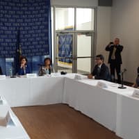 <p>U.S. Rep. Nita Lowey of Harrison and Lt. Gov. Kathy Hochul led a discussion at Pace University on Tuesday about preventing sexual assaults on college campuses.</p>