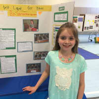 <p>Samantha Donnelly presented her project on the best liquid for plants. </p>