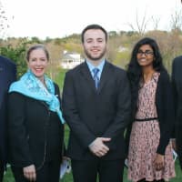 <p>Brian Skanes, former BGCNW executive director and the 2015 Humanitarian of the Year; Alyzza Ozer, BGCNW CEO; Cameron Rosen, Chris Cutri Award recipient and Youth of the Year finalist; Nethmi DeSilva; and R. Todd Rockefeller,  BGCNW board president.</p>