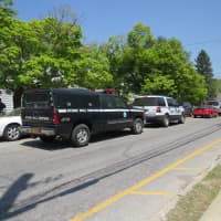<p>Various emergency response teams reported to Hillisde Avenue in Hastings-on-Hudson after the oil tank explosion.</p>