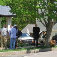 <p>The medical examiner was surreptitiously backed into the driveway at 65 Hillside Ave., Hastings-on-Hudson. </p>