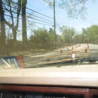 <p>Police and construction crews were gone during a break in work on Thursday, but their traffic cones were left behind, confusing some motorists who plowed into them on North Street.</p>