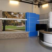 <p>A look at a television studio at the new Martire Business &amp; Communications Center on the campus of Sacred Heart University. </p>