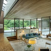 <p>The Dana House, an iconic mid-century modern home, was built by Ulrich Franzen in 1964 and is more than 5,500 square feet.</p>