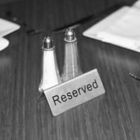 <p>A reserved table design at Patsy&#x27;s.</p>