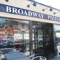 <p>There are tables in front, and on a patio behind Broadway Pizzeria in North White Plains.</p>