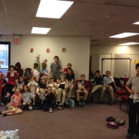 <p>Students at Bronxville&#x27;s The Chapel School assemble toiletry kits and make sandwiches for the homeless.</p>