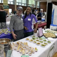 <p>The Greenwich Salad Company&#x27;s booth at the Greenwich Chamber&#x27;s Business &amp; Culinary Showcase.</p>