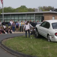 <p>The Fairfield Fire Department staged a mock crash at Fairfield Warde High School.</p>