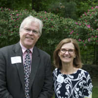 <p>Honoree John Lundeen and Susan Cator.</p>