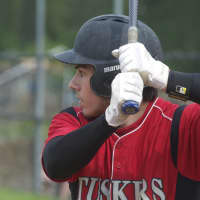 <p>Paul Franzese of Somers looks for a pitch to hit. </p>
