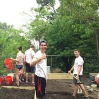 <p>Student volunteers from Chappaquas Horace Greeley High School recently helped plant a community garden in Yonkers.</p>