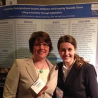 <p>Pace University Professor Angela Northrup and Pace nursing student Colleen Spang, who were also honored.</p>