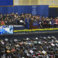 <p>Pace University held undergraduate commencement ceremonies Tuesday at the Pleasantville campus.</p>