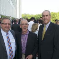 <p>From left: Dan Denisoff, of Pernad Ricard, Tom Calla, and Deputy County Executive Kevin Plunkett.</p>
