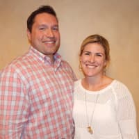 <p>Anthony and Carly DArpino, owners of Harrison Wine Vault, are continually tasting new wines.</p>