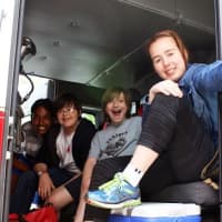 <p>Blue Mountain Middle School students had an opportunity to learn about career opportunities from firefighters at their Career Day.</p>