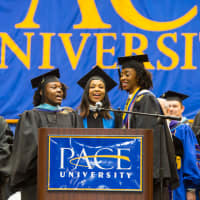 <p>Pace University held undergraduate commencement ceremonies Tuesday at the Pleasantville campus</p>