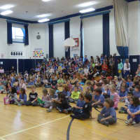 <p>Katonah Elementary School Assistant Principal Terry Costin recognized students who made efforts to clean up during recess and lunchtime throughout April.</p>