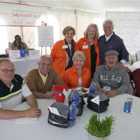 <p>Front, from left  David Haight, Mike Cacace, Ellie Isidro, Luke Isidro, John Muskus; back, from left: Adele Gordon, Kathleen Bordelon, past honoree Ernest Abate.</p>