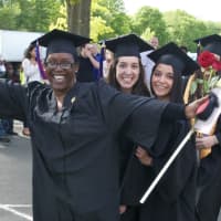 <p>Graduation is a big day for these Norwalk Community College students. </p>