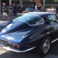 <p>A 1964 Chevrolet Corvette Coupe. </p>