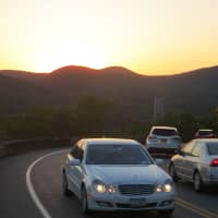 <p>A steady stream of motorists was coming -- but mostly going -- at the start of Memorial Day weekend.</p>
