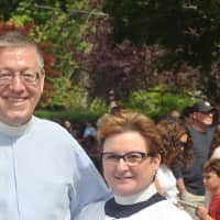 <p>Reverends Judy Rhodes and Paul Carling at St Paul&#x27;s Episcopal Church.</p>