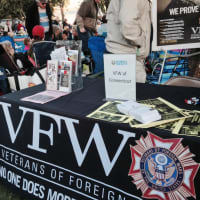 <p>Several VFW members take part in the Greenwich Town Party, which was held over Memorial Day weekend.</p>