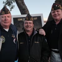 <p>From left, Ronald Rusko of Milford, Richard DiFederico of Oakville, and Gregory Smith of Milford are a few of the VFW members who participated in the Greenwich Town Party over the holiday weekend.</p>