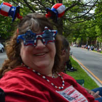 <p>Red, white and blue rule the day in Danbury. </p>