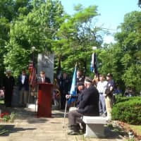<p>The Memorial Day Parade ceremony followed directly after the parade at Patriots Park. </p>