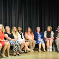 <p>Women of Distinction honorees at the Chappaqua Library.</p>