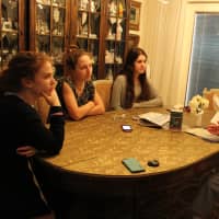 <p>Avi Goldstein, Aliya Falk and Danielle Godick interview Edith Frater as part of CTeen&#x27;s Legacy Project to preserve their ancestor&#x27;s history.</p>