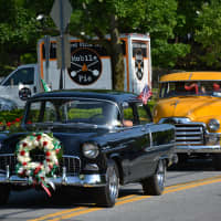 <p>Vintage cars are driven in Mount Kisco&#x27;s Memorial Day parade.</p>