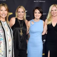 <p>Left to right: Carina Crain, Ginger Stickel, Wendy Stapleton Reyes and Colleen deVeer at the GIFF screening of Entourage.</p>