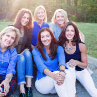 <p>Cofounders of iHeartHarrison include, front row from left: Madeleine Petermann, Cristina Coco and Jill Valente; back row from left, Sara Benson, Whitney Okun and Amy Ensign.</p>
