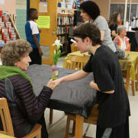 <p>Area senior citizens recently visited students and staff at Yorktowns Lakeland Copper Beech Middle School.</p>