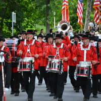 <p>A marching band participates in the Katonah parade.</p>