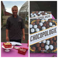 <p>Fritz Knipschildt from Chocopologie and his new book </p>